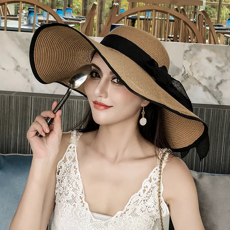 Women’s Foldable Straw Sun Hat
