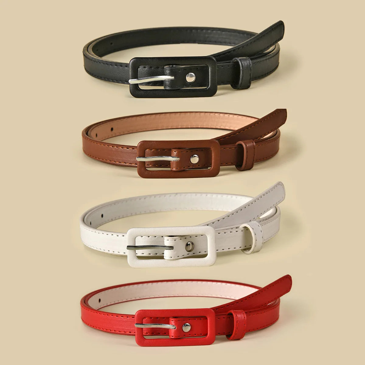Women’s Thin Elastic Belt