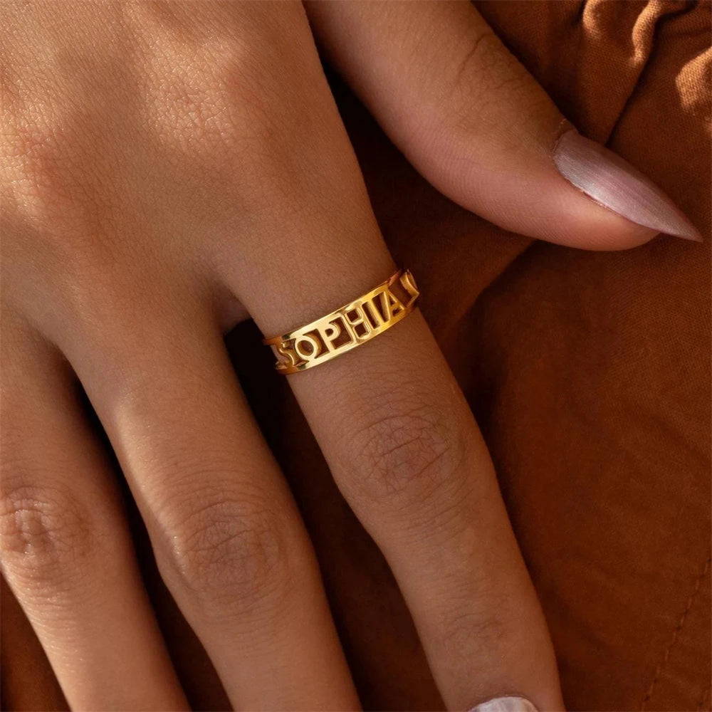 Women’s Custom Roman Numeral Ring