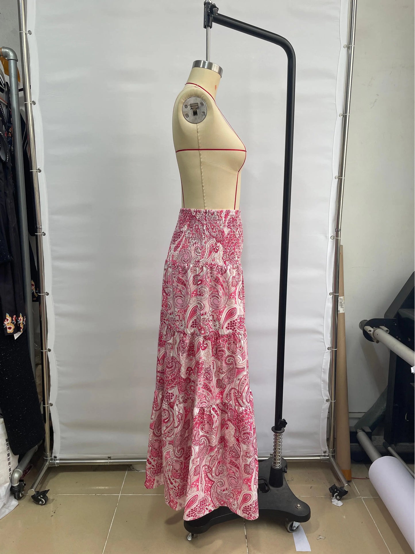 Women’s Elastic Waist A-Line Skirt