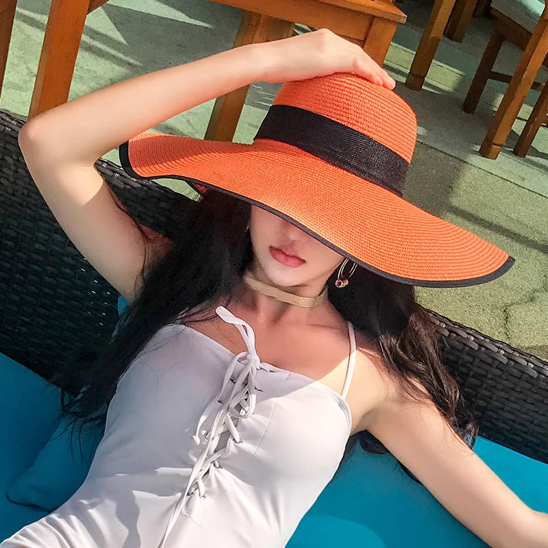 Women’s Foldable Straw Sun Hat