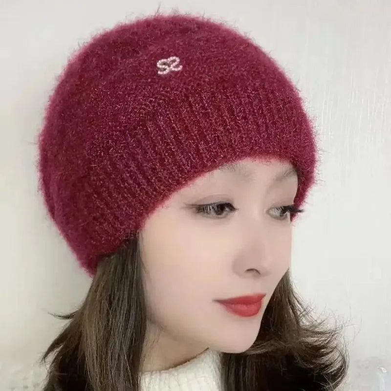 Women’s Winter Double-Layer Knit Hat