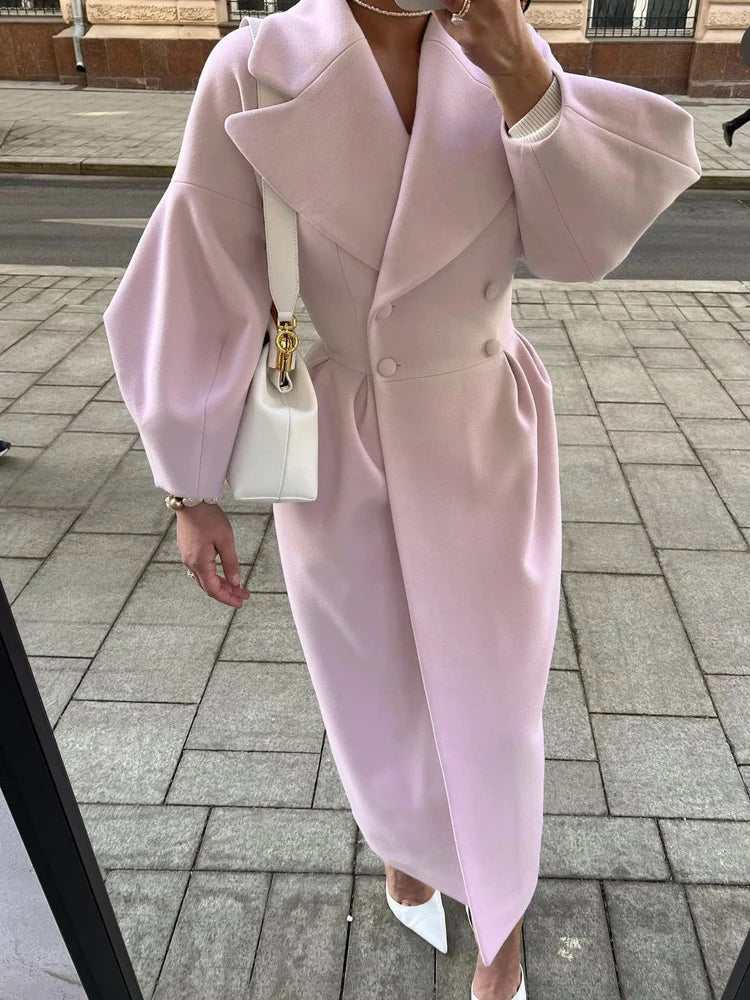 Women’s Vintage Double-Breasted Winter Coat