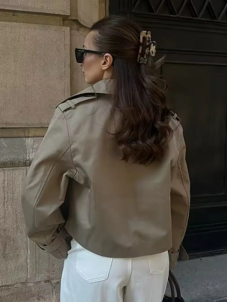Women’s Turn-Down Collar Jacket
