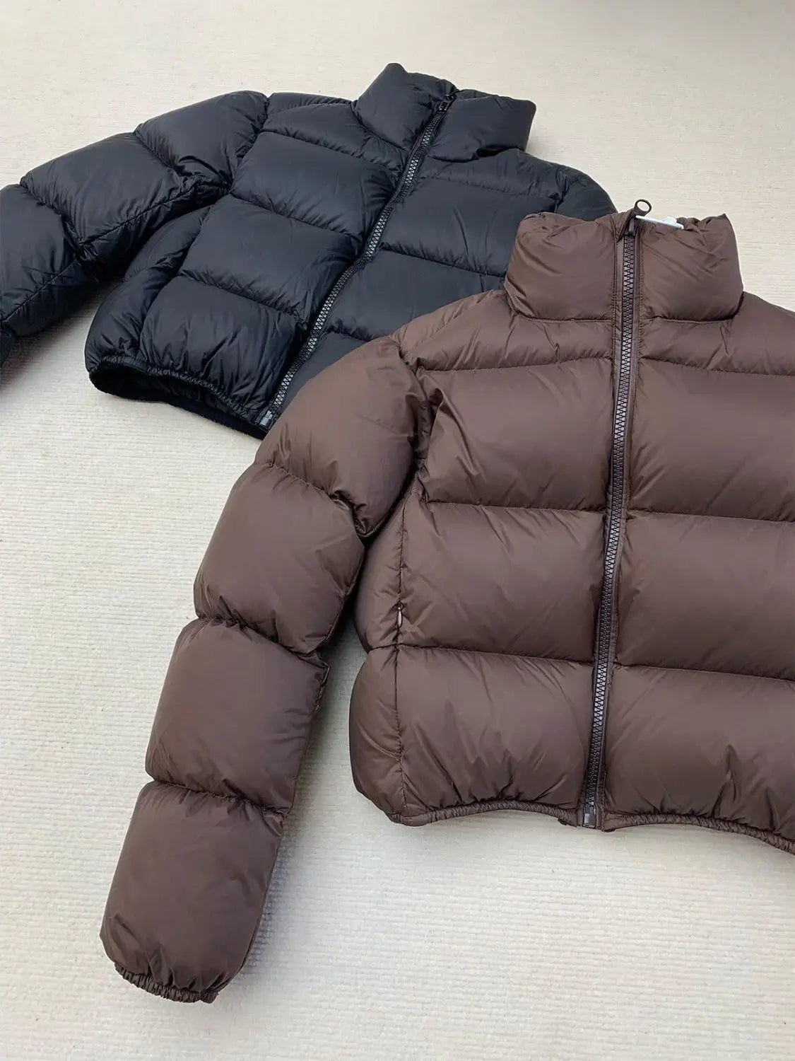 Women’s Cropped Winter Puffer Jacket