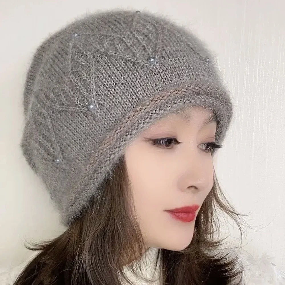 Women’s Winter Double-Layer Knit Hat