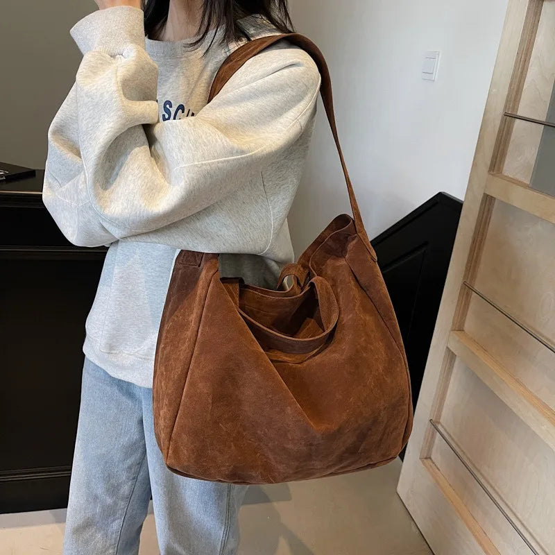 Women’s Suede Tote Bag