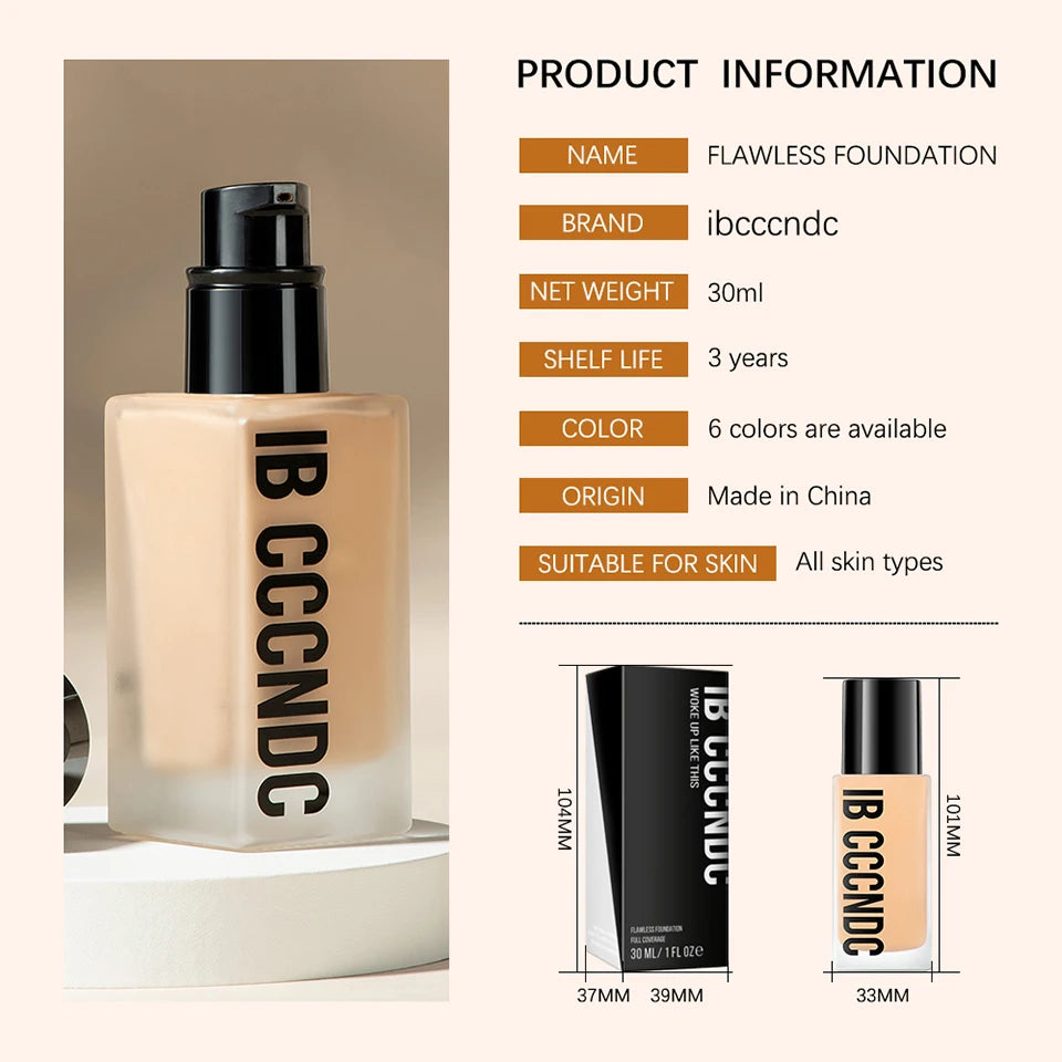 High Coverage Waterproof Foundation Cream