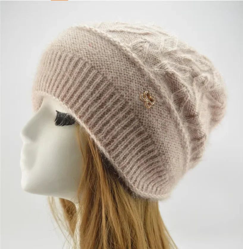 Women’s Winter Double-Layer Knit Hat