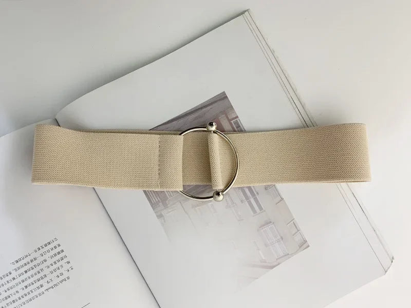 Women’s Black Elastic Waist Belt