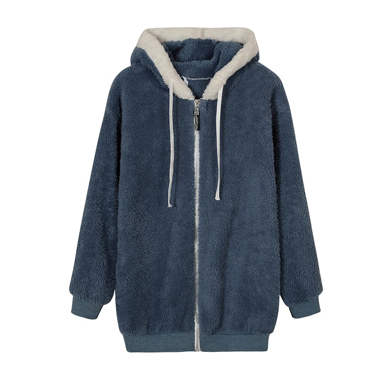Women’s Plush Hooded Jacket