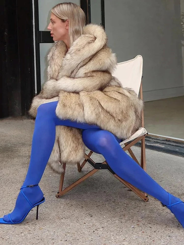 Women’s Luxury Faux Fur Coat