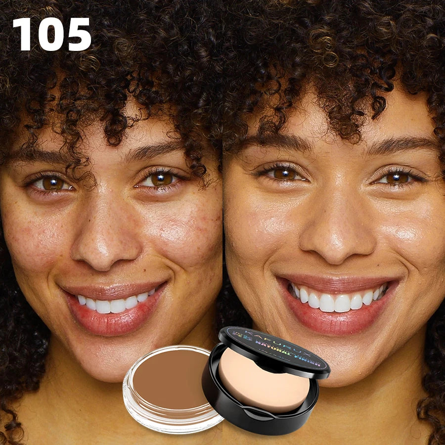 Matte Foundation Cream with Puff