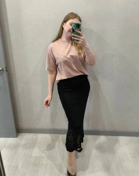 Women’s High-Waist Summer Midi Skirt