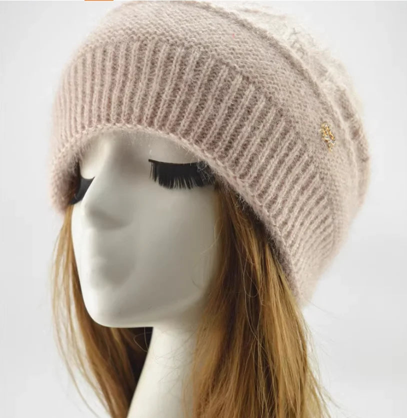 Women’s Winter Double-Layer Knit Hat