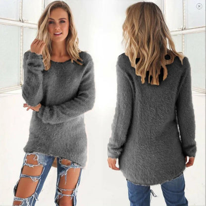 Women’s Oversized Knitted Pullover Sweater