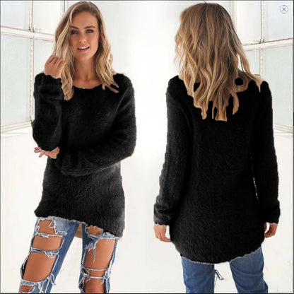 Women’s Oversized Knitted Pullover Sweater