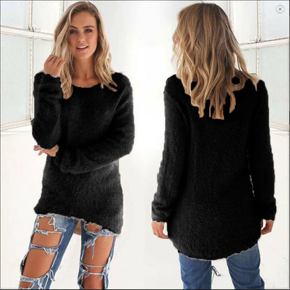 Women’s Oversized Knitted Pullover Sweater