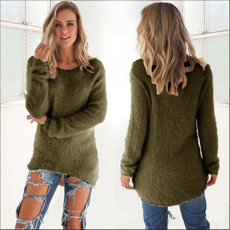 Women’s Oversized Knitted Pullover Sweater