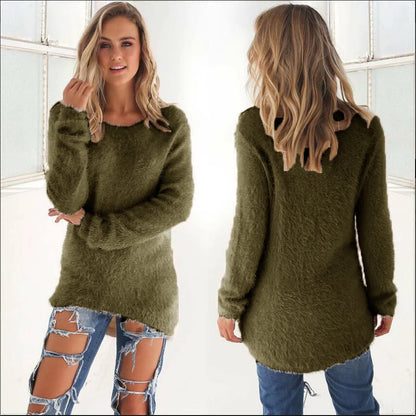 Women’s Oversized Knitted Pullover Sweater