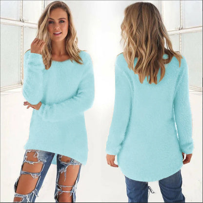 Women’s Oversized Knitted Pullover Sweater