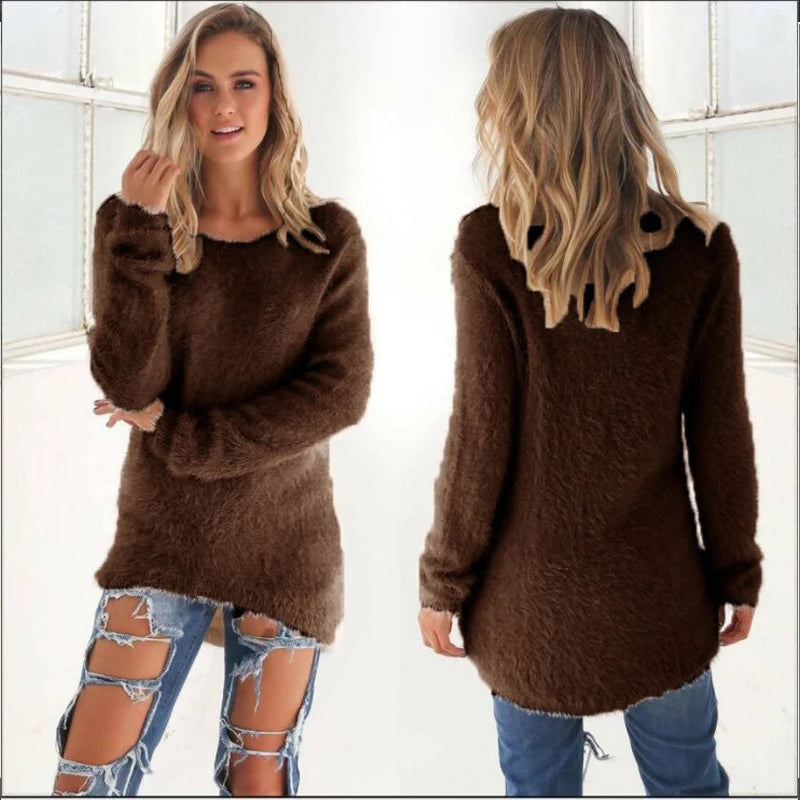 Women’s Oversized Knitted Pullover Sweater
