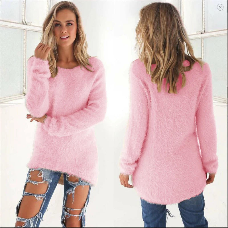 Women’s Oversized Knitted Pullover Sweater