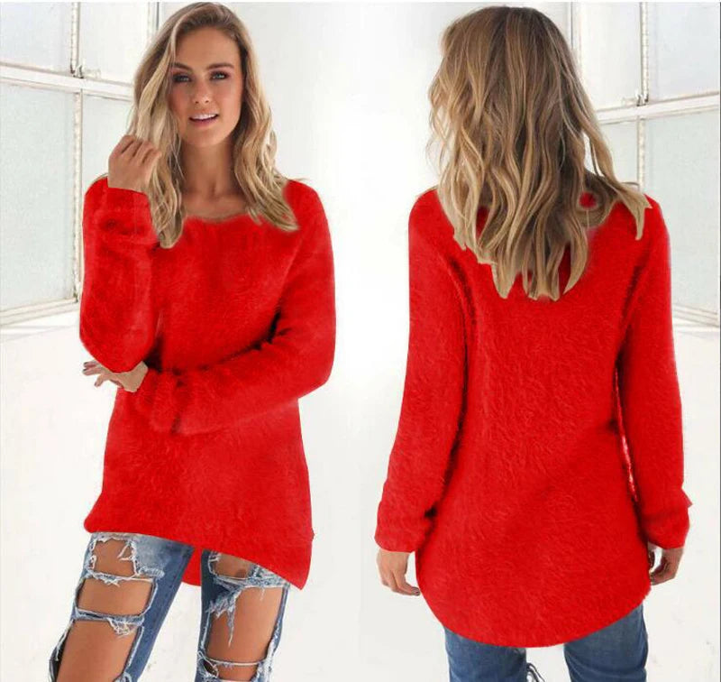 Women’s Oversized Knitted Pullover Sweater