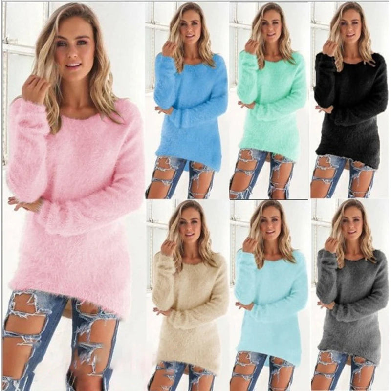 Women’s Oversized Knitted Pullover Sweater