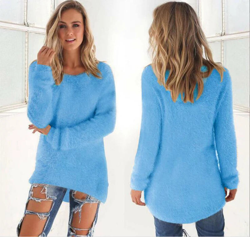 Women’s Oversized Knitted Pullover Sweater