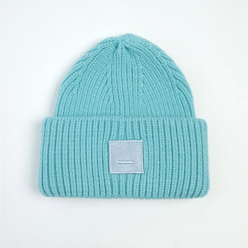 Women’s Wool Blend Smiley Beanie