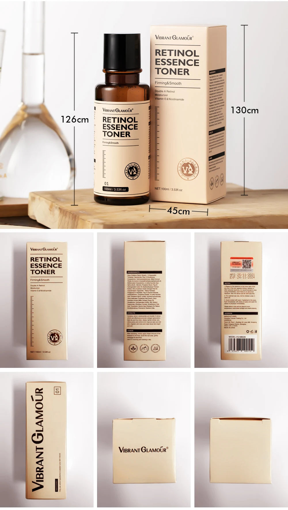 VIBRANT GLAMOUR Retinol Toner