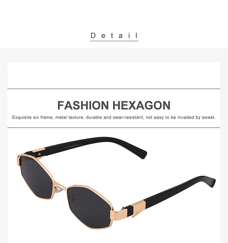 Women’s Small Hexagon Sunglasses