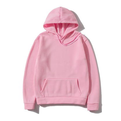 Unisex Solid Color Hoodie – Streetwear Fleece