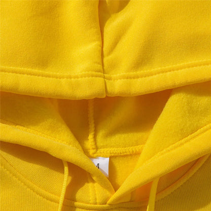 Unisex Solid Color Hoodie – Streetwear Fleece