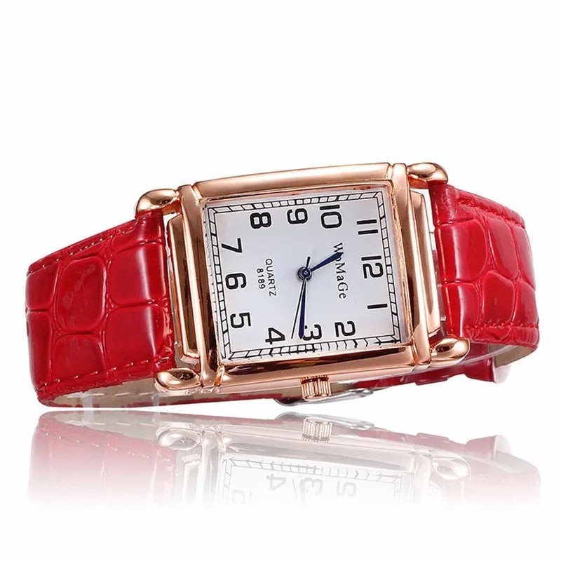 Women’s Rose Gold Square Quartz Watch