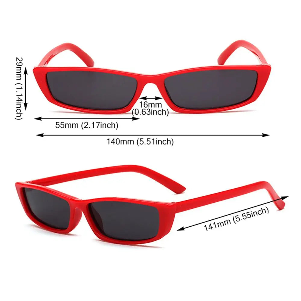 Women’s Retro Small Rectangle Sunglasses