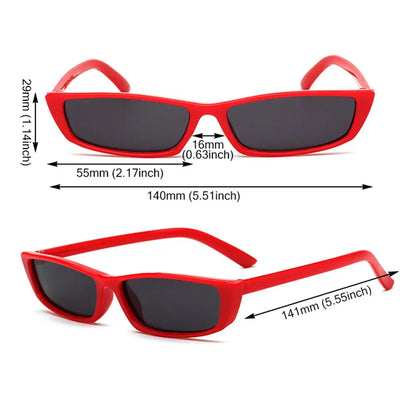 Women’s Retro Small Rectangle Sunglasses