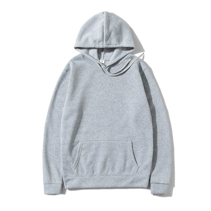Unisex Solid Color Hoodie – Streetwear Fleece