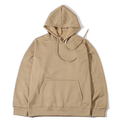 Unisex Solid Color Hoodie – Streetwear Fleece