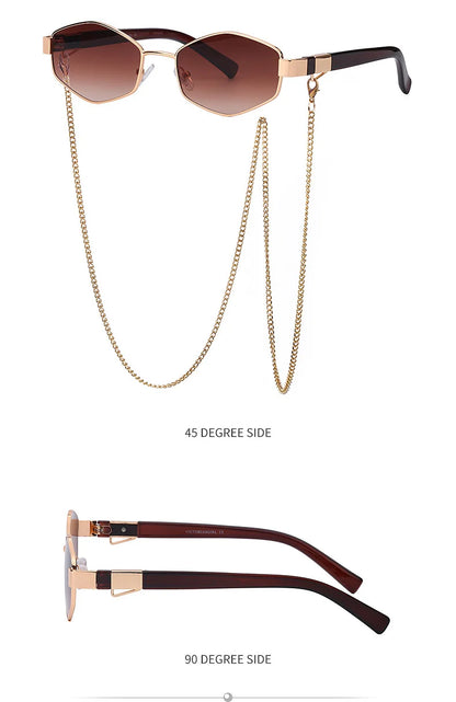 Women’s Small Hexagon Sunglasses