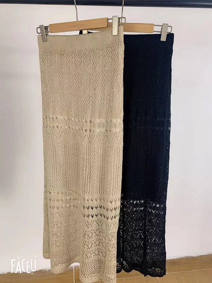Women’s High-Waist Summer Midi Skirt