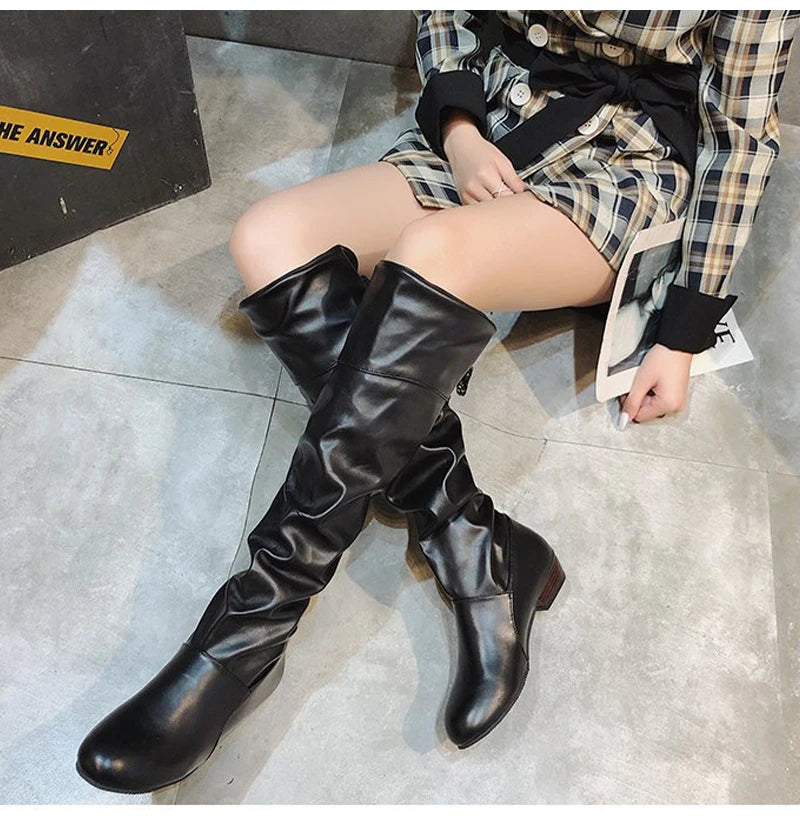 Women’s Knee-High Leather Boots