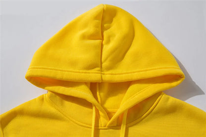 Unisex Solid Color Hoodie – Streetwear Fleece