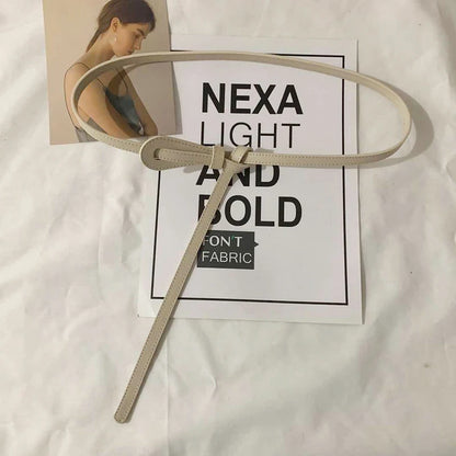 Women’s 110cm Knotted Bow Waist Belt