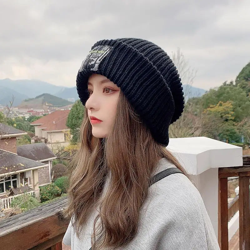 Oversized Knitted Winter Beanie
