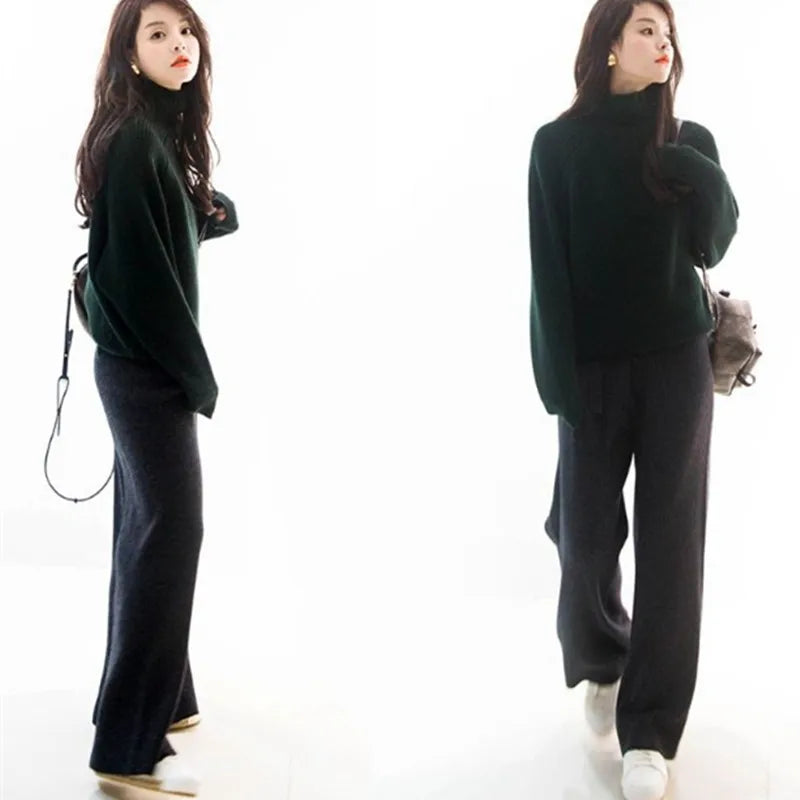 Pants – Soft Wide-Leg Winter Trousers