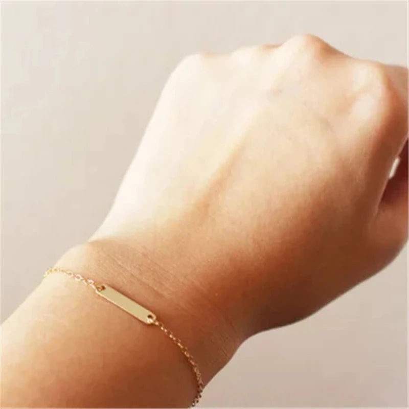 Handmade Gold-Filled Bar Bracelet