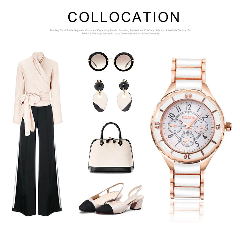 Women’s Rose Gold Quartz Steel Watch