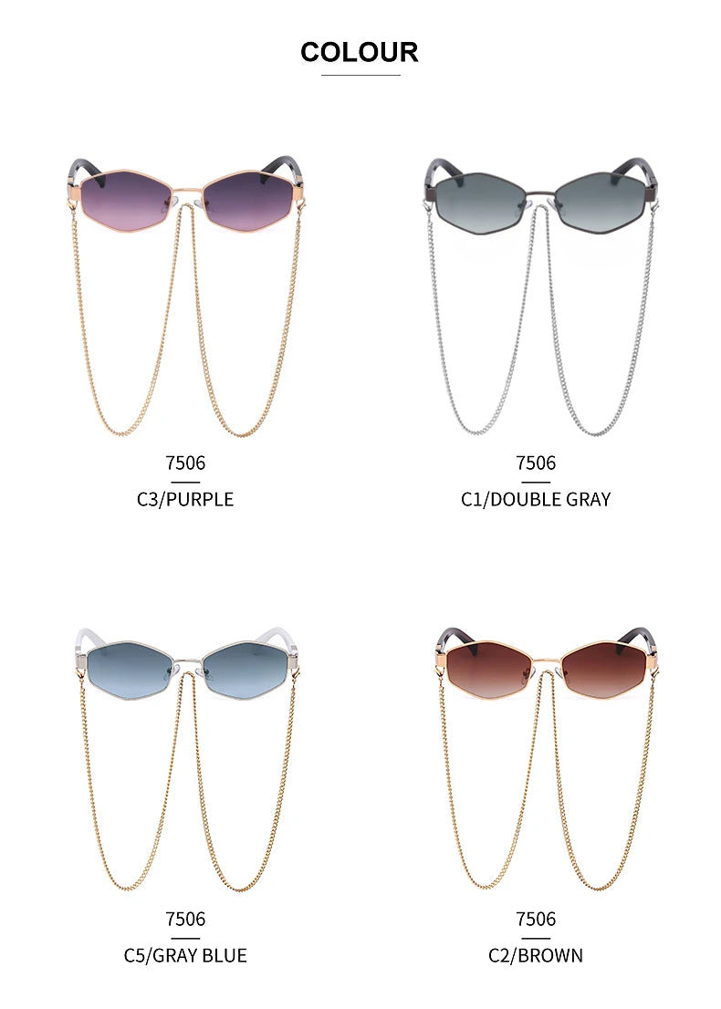 Women’s Small Hexagon Sunglasses